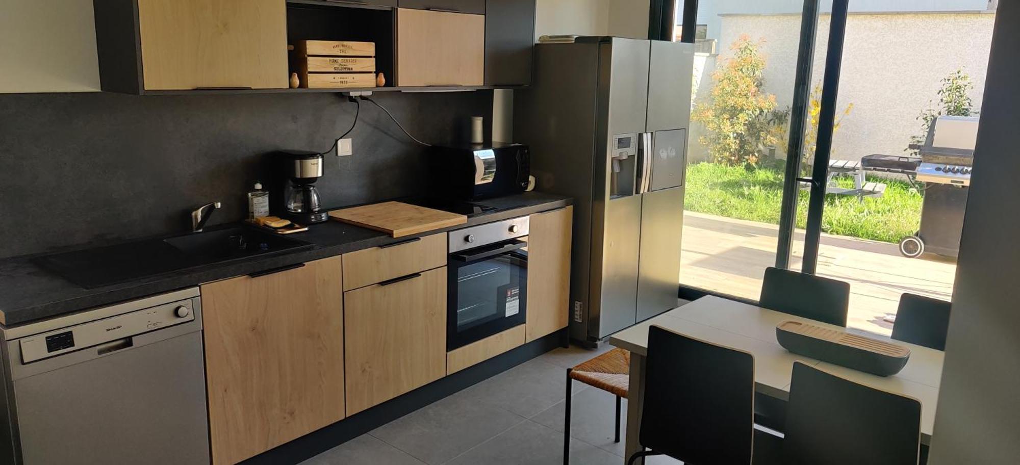 Logement Cosy Neuf Avec Jardin Mions Esterno foto